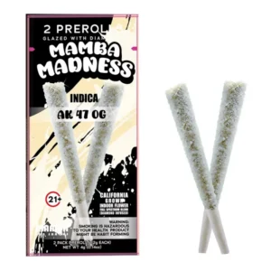 ak 47 og mamba madness diamond infused pre rolls 2ct 4g