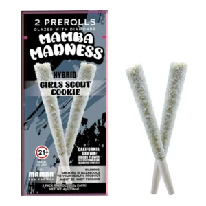 girls scout cookie mamba madness diamond infused pre rolls 2ct 4g