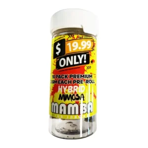 mimosa mamba 19.99 only pre rolls 10 pack premium x 2g
