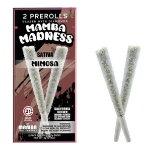 mimosa mamba madness diamond infused pre rolls 2ct 4g