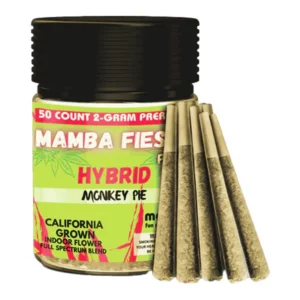 monkey pie mamba fiesta full spectrum blend pre rolls 50ct x 2g