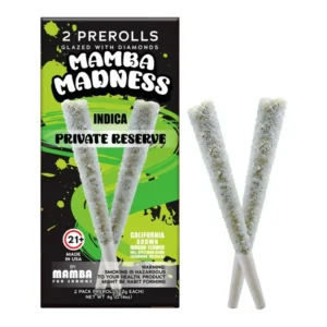 private reserve mamba madness diamond infused pre rolls 2ct 4g