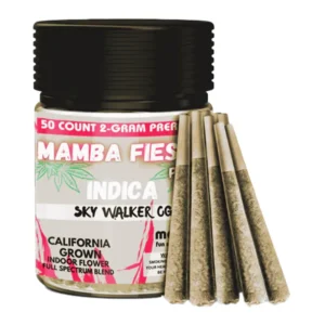 sky walker og mamba fiesta full spectrum blend pre rolls 50ct x 2g